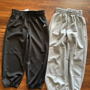 Adidas Kids Black and Champion Gray baseball Set